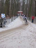 Tervuren-Niels Albert out front. Check out that frozen ground! It was COLD!